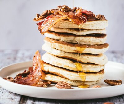 American-Style Pancakes With Bacon & Maple Syrup.jpg