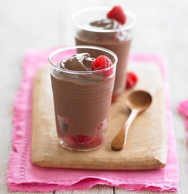 Chocolate Tofu Mousse With Raspberries.jpg