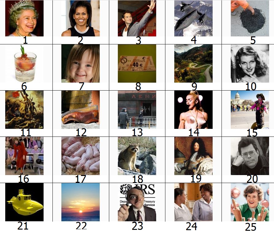 Beatles Songs From Images Quiz No. 1.JPG