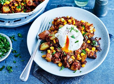 Corned Beef Hash With Poached Eggs.jpg