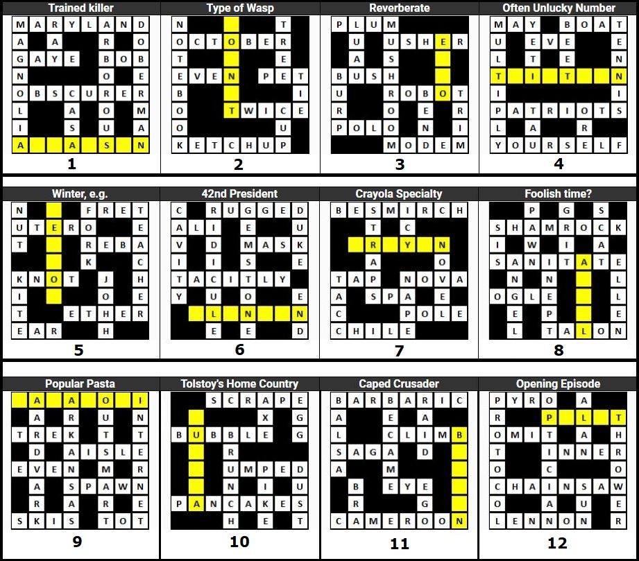 Crossword Snapshots Quiz No. 1.JPG