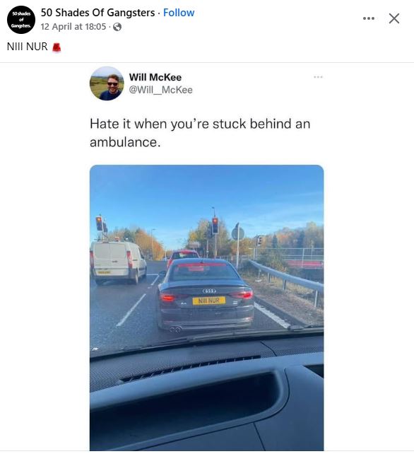 Stuck Behind An Ambulance.JPG