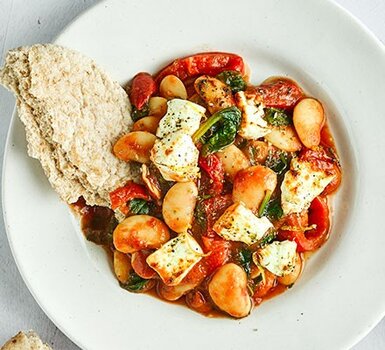 Grilled Feta With Saucy Butter Beans.jpg