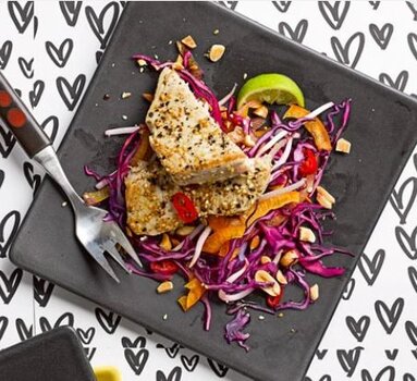 Sesame Tuna Steaks With Coleslaw.jpg
