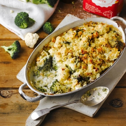 Roasted Broccoli, Cauliflower & Cheddar Crumble.jpg