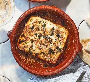Baked Feta With Sesame & Honey.jpg
