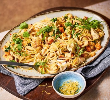Halloumi, Artichoke & Rocket Linguine.jpg