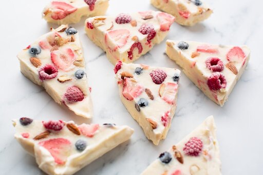 Frozen Strawberry, Maple & Yogurt Bark.jpg