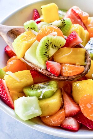 Tropical Fruit Salad With A Citrus Fizz.jpg