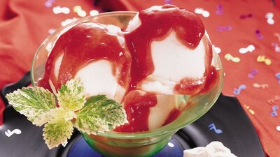 Summer Fruit Coulis With Fresh Mint & Ice Cream.jpg